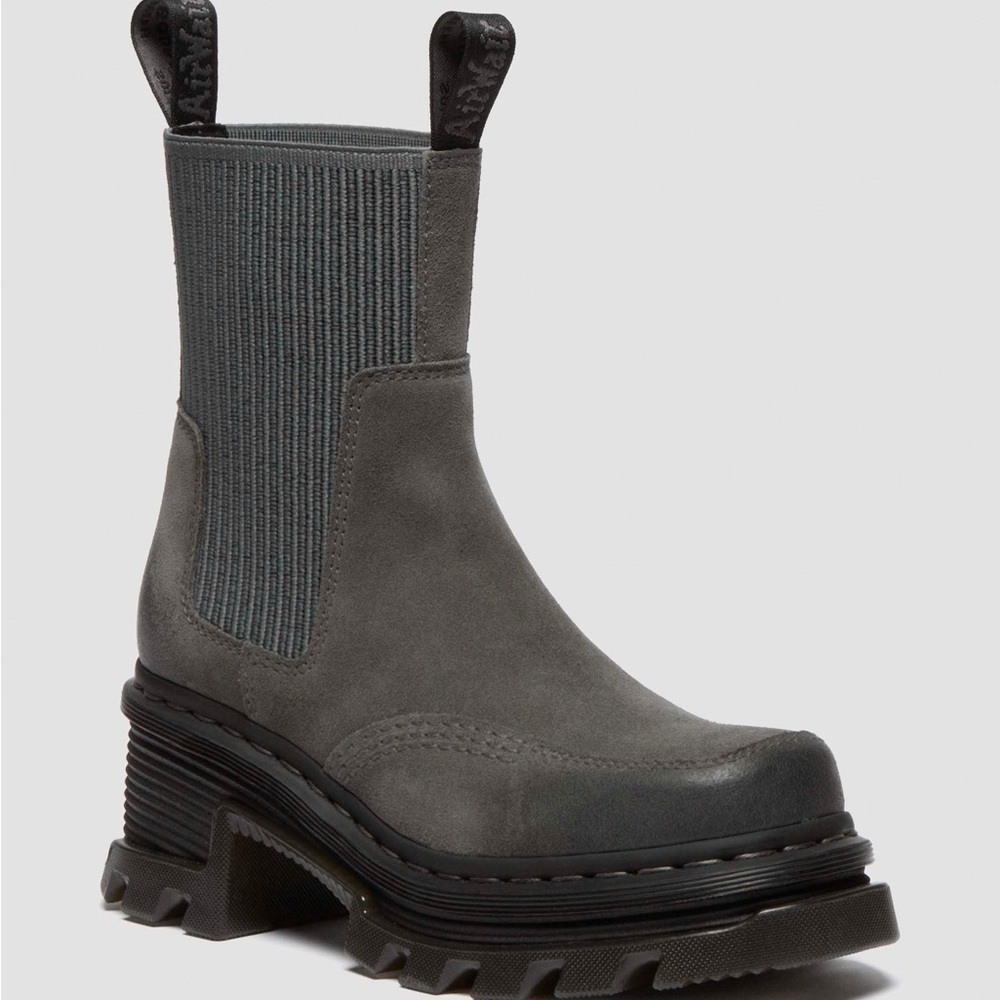 Dr. Martens Corran Chelsea Waxy Suede Heeled Boots  12